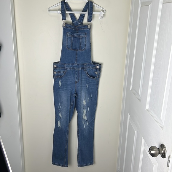 Eighty-two Distressed Denim Jeans Overall Size 9 - Picture 2 of 11